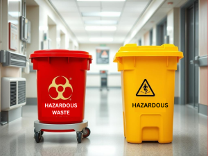 Different-colored-waste-containers-showing-proper-segregation-of-hazardous-and-medical-waste